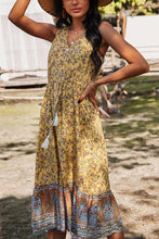 Load image into Gallery viewer, Floral Boho Mixed Print Dress