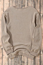 Load image into Gallery viewer, Round Neck Dropped Shoulder Sweatshirt