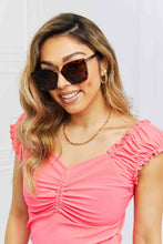 Load image into Gallery viewer, Cat Eye Full Rim Polycarbonate Sunglasses