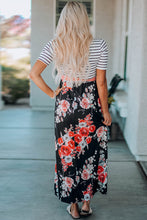 Load image into Gallery viewer, Belted Short Sleeve Maxi Dress