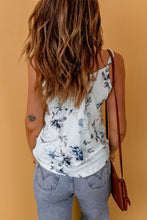Load image into Gallery viewer, Printed V-Neck Adjustable Strap Cami Top