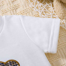 Load image into Gallery viewer, Baby Bear Graphic Round Neck Tee and Short Set
