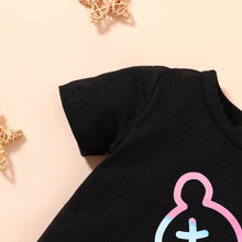 Load image into Gallery viewer, Baby Bear Graphic Short Sleeve Romper