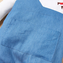 Load image into Gallery viewer, Baby Santa Graphic Faux Overall Jumpsuit