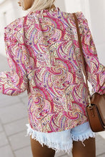 Load image into Gallery viewer, Printed Frill Flounce Sleeve Shirt