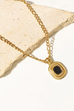 Load image into Gallery viewer, 18K Gold Plated Inlaid Rhinestone Pendant Necklace