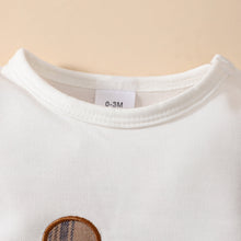 Load image into Gallery viewer, Baby MINI BOSS Bear Graphic Short Sleeve Jumpsuit