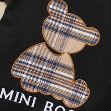 Load image into Gallery viewer, Baby MINI BOSS Bear Graphic Short Sleeve Romper