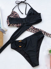 Load image into Gallery viewer, Halter Neck Two-Piece Bikini Set