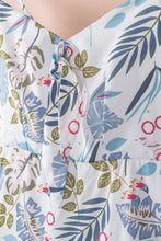 Load image into Gallery viewer, Floral Spaghetti Strap Tiered Midi Dress