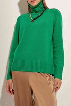 Load image into Gallery viewer, Turtle Neck Raglan Sleeve Sweater