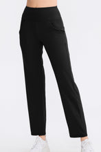 Load image into Gallery viewer, Elastic High Waist Sports Straight Leg Pants