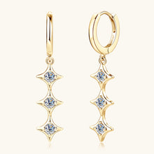 Load image into Gallery viewer, Moissanite 925 Sterling Silver Geometric Shape Earrings