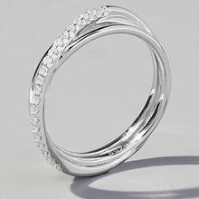 Load image into Gallery viewer, Inlaid Zircon 925 Sterling Silver Ring