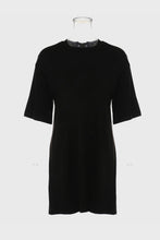 Load image into Gallery viewer, Rhinestone Graphic Tee Shirt Dress