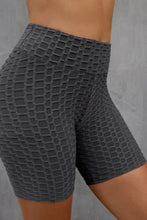 Load image into Gallery viewer, Textured High Waisted Biker Shorts