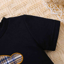 Load image into Gallery viewer, Baby Bear Graphic Round Neck Tee and Short Set