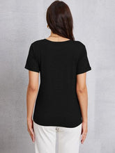 Load image into Gallery viewer, LOVE V-Neck Short Sleeve T-Shirt