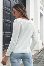 Load image into Gallery viewer, Cable-Knit Long Sleeve Sweater