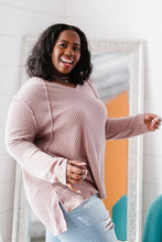 Load image into Gallery viewer, Jodifl Stay Awhile Full Size Run Waffle Knit Tee