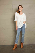 Load image into Gallery viewer, Double Take V-Neck Half Sleeve Blouse with Pockets