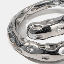 Load image into Gallery viewer, Titanium Steel Gold-Plated Bypass Ring