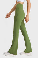 Load image into Gallery viewer, Elastic Waist Flare Yoga Pants