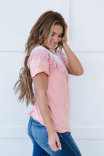 Load image into Gallery viewer, BiBi Saddle Up Fringe Detail Tee
