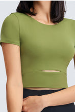 Load image into Gallery viewer, Cut Out Front Sports Tank Top