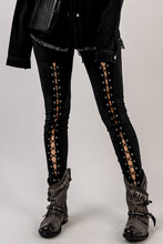 Load image into Gallery viewer, Grommet Lace Up Leggings