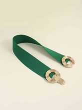 Load image into Gallery viewer, Geometric Buckle Elastic Wide Belt