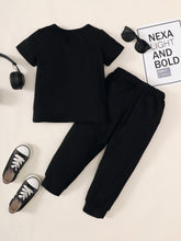 Load image into Gallery viewer, Boys Bear Graphic Tee and Joggers Set