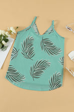 Load image into Gallery viewer, Printed Surplice Spaghetti Strap Cami