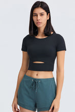 Load image into Gallery viewer, Cut Out Front Sports Tank Top