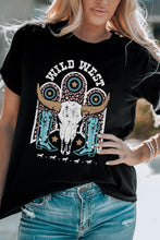 Load image into Gallery viewer, WILD WEST Graphic Short Sleeve Tee Shirt