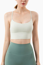 Load image into Gallery viewer, Breathable Racerback Halter Neck Sports Bra