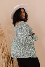 Load image into Gallery viewer, Jodifl Flora and Fauna Full Size Run Smocked Blouse