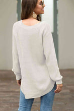 Load image into Gallery viewer, Round Neck Ribbed Knit Top