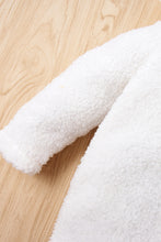 Load image into Gallery viewer, Baby Hooded Sherpa Jumpsuit