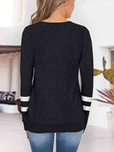 Load image into Gallery viewer, V-Neck Raglan Sleeve T-Shirt