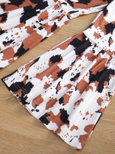 Load image into Gallery viewer, Girls Graphic T-Shirt and Floral Pants Set