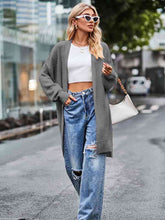 Load image into Gallery viewer, Long Sleeve Waffle-Knit Cardigan