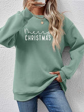 Load image into Gallery viewer, MERRY CHRISTMAS Dropped Shoulder Sweatshirt