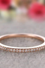 Load image into Gallery viewer, Heartbeat Rhythm 18K Gold Plated Moissanite Ring