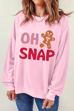 Load image into Gallery viewer, OH SNAP Round Neck Long Sleeve Sweatshirt