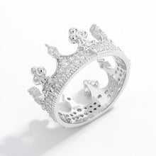 Load image into Gallery viewer, Crown Shape Zircon 925 Sterling Silver Ring
