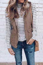Load image into Gallery viewer, Reversible Sherpa & Puffy Quilted Vest