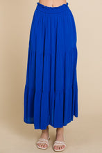Load image into Gallery viewer, Culture Code Full Size Frill Ruched Midi Skirt