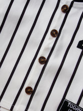 Load image into Gallery viewer, Baby Vertical Stripes Button Down Jacket