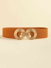 Load image into Gallery viewer, Geometric Buckle Elastic Wide Belt